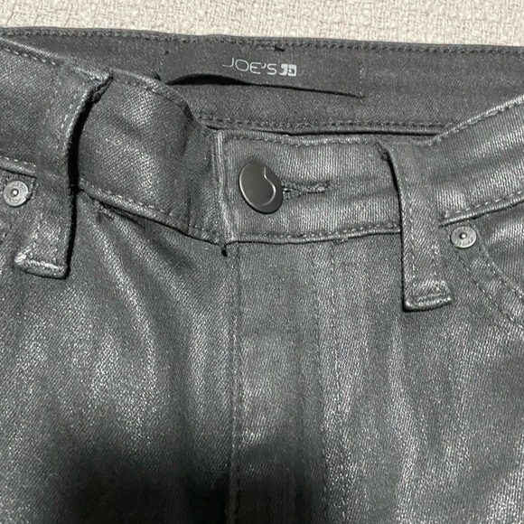 Joe's Jeans Denim - Joe’s jeans the Charlie high waist black coated ankle skinny Jean.